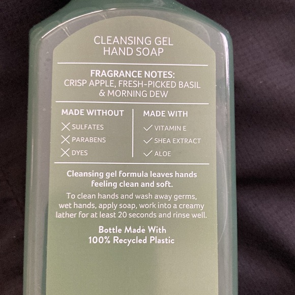 Basil Leaf & Apple Hand Soap - Green - Picture 2 of 4
